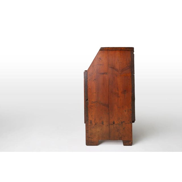 19th Century Rustic French Storage Unit in Pine Wood For Sale - Image 10 of 11