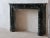 Antique French Deep Green Fireplace with Black Marble For Sale - Image 3 of 11
