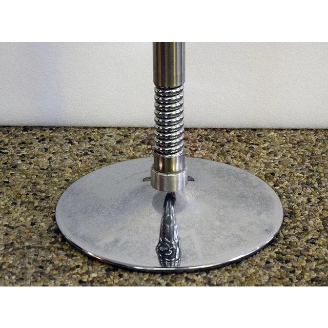 Metal Italian Adjustable Medical Stool, 1970s For Sale - Image 7 of 9