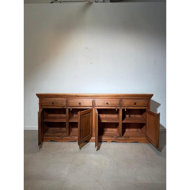 Vintage Wooden Sideboard, India For Sale - Image 6 of 8
