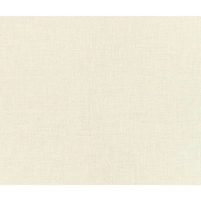 Transitional Sample- Schumacher Camden Sheer Fabric in Ivory For Sale - Image 3 of 3