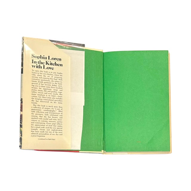 In the Kitchen With Love by Sophia Loren 1972 Cookbook Hardcover For Sale - Image 9 of 13