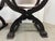 Wood Renaissance-Style Savonarola Chairs, Pair For Sale - Image 7 of 12