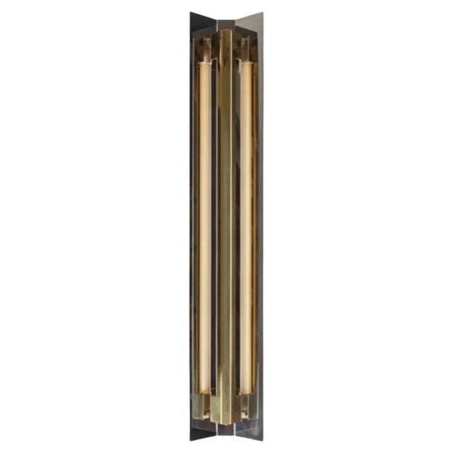 Not Yet Made - Made To Order Large Misalliance Brass Wall Light by Lexavala For Sale - Image 5 of 5