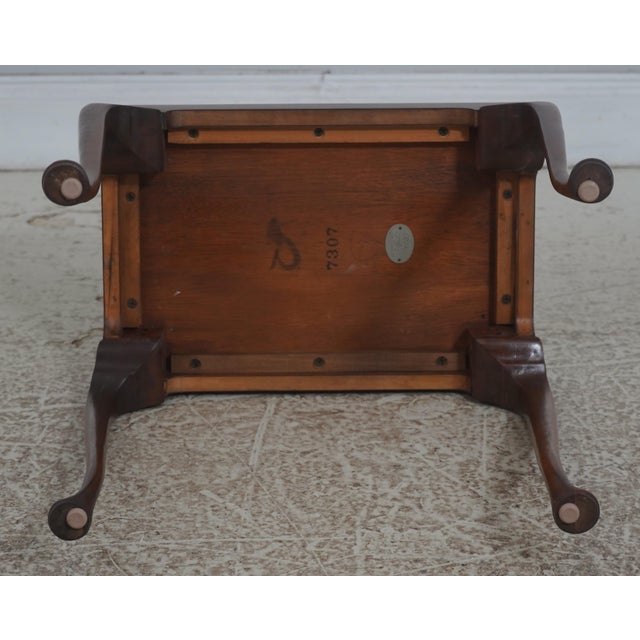 Baker Burl Walnut George III Occasional Accent Table For Sale - Image 11 of 12