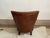 Vintage Distressed Brown Leather Club Chair For Sale - Image 4 of 17