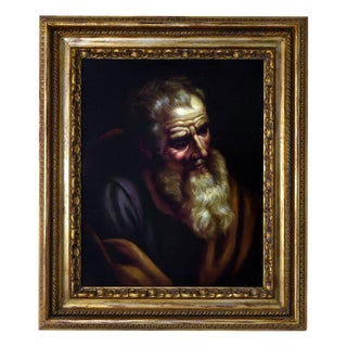 Ciro De Rosa, Testa di Filosofo, Oil on Canvas, 1990s, Framed For Sale