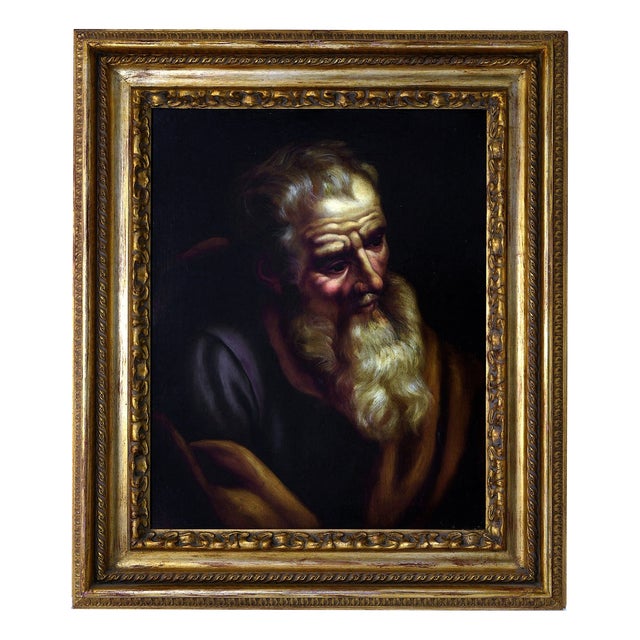 Ciro De Rosa, Testa di Filosofo, Oil on Canvas, 1990s, Framed For Sale