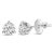 A timeless jewelry essential, these white diamonds studs will bring unparalleled sparkle to your ears. These elegant lab...