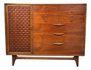 Mid-Century Modern Highboy Dresser, Mfg. By Lane Furniture