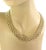 This is a beautiful wide collar necklace, it is crafted from 14k yellow gold featuring a 16.5mm wide form with flexible...