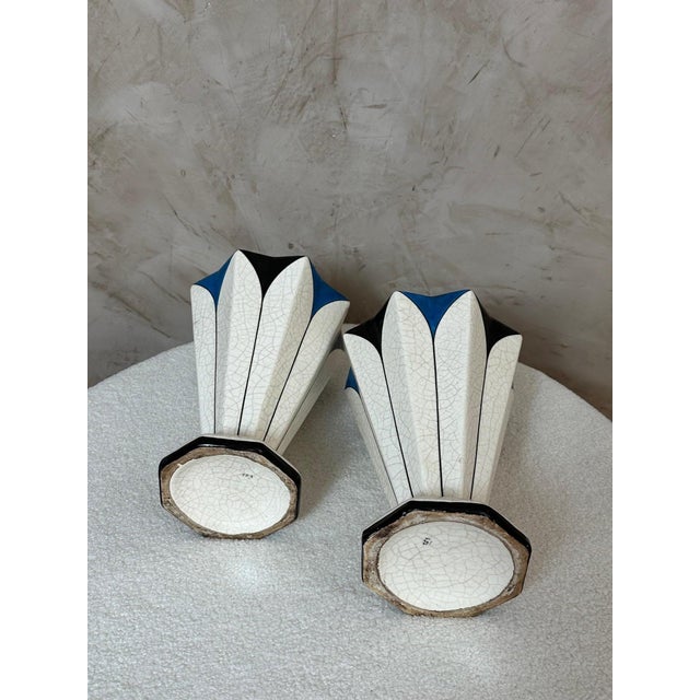 Art Deco Vases from Longwy, 1930s, Set of 2 For Sale - Image 10 of 12
