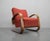 A very rare version of the Tank chair by Miroslav Navratil, labeled on a right armrest with the letter "N" and a picture...