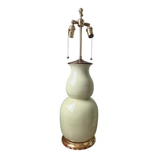 Christopher Spitzmiller Nicolas Lamp in Green Celadon For Sale