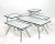 Metal Mid-Century Modern Nelson Style Iron and Glass Tables by Frank and Son - 3 Pieces For Sale - Image 7 of 12