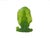 Lime 6.5" Lime Green Frosted Crystal Glass Bodhisattva Guanyin Figure For Sale - Image 8 of 11