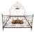 Genoese Bed in Painted Iron, 1800s For Sale