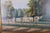E. Robinef, French Park Landscape, Oil Painting, 1935 For Sale - Image 6 of 9