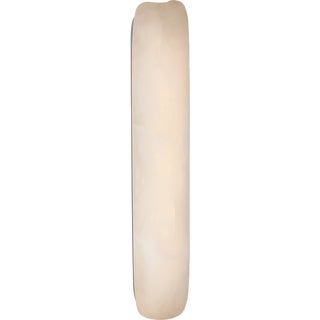 Kelly Wearstler for Visual Comfort Signature Formosa 26" Linear Sconce in Alabaster and Polished Nickel For Sale