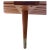 Brown George Nelson Style Mid Century Modern Slatted Wood Bench Daybed Tufted Cushion For Sale - Image 8 of 9