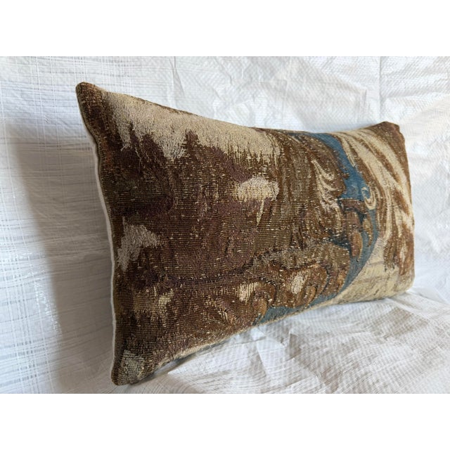 16th Century Brussels Tapestry Pillow With Flowing Renaissance Motif For Sale - Image 4 of 7