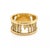 Late 20th Century I am my beloved's and my beloved is mine 14k Yellow Gold Wide Band Ring, Size 8.5 For Sale - Image 4 of 5