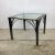 This stylish modern end table features an elegant mix of dark chrome and brass details, a sturdy table that makes an...