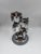Modular Candleholder with Silver Aluminum Plug-in System in the style of Stoff Nagel, 1950s, Set of 4 For Sale - Image 9 of 14
