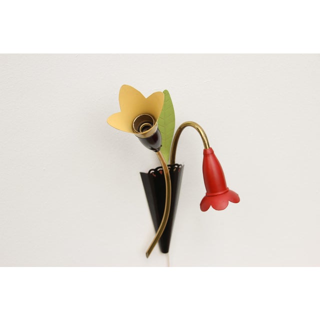 Mid-Century Modernist Wall Lamp, Germany, 1950s For Sale - Image 13 of 15