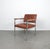 Leather Chair with Wooden Armrests, Germany, 1970s For Sale - Image 4 of 17