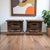 Pair of Vintage Carved Wood Two-Drawer Nightstands For Sale - Image 10 of 18
