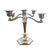 Art Deco French Art Deco Silver-Plated 5-Light Candelabra, Circa 1920 For Sale - Image 3 of 8