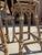 Pair of Vintage French Bistro Bar Stools With Oval Medallion Backs in Honey Woven Rattan For Sale In San Diego - Image 6 of 12
