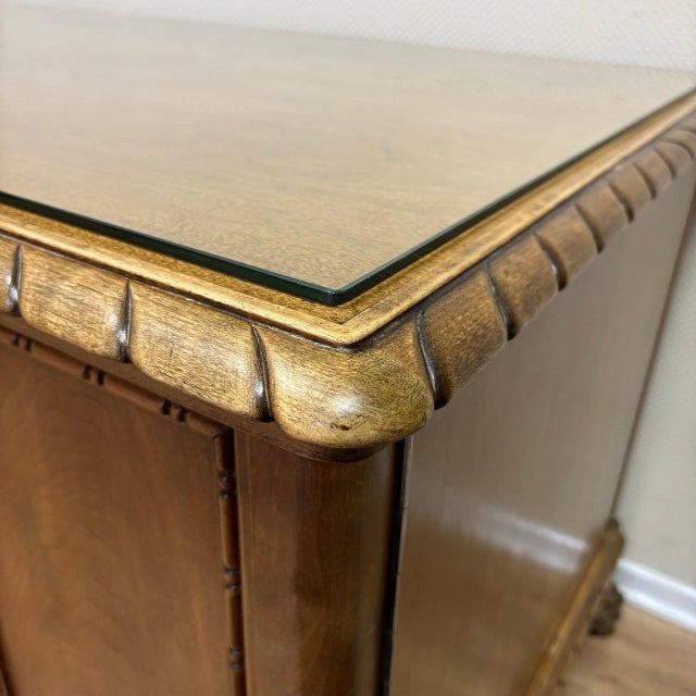 Vintage Neo-Renaissance Desk, 1950 For Sale - Image 10 of 18