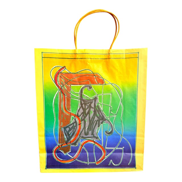 1984 Frank Stella Walker Art Center Exhibition Bag for Dayton's For Sale