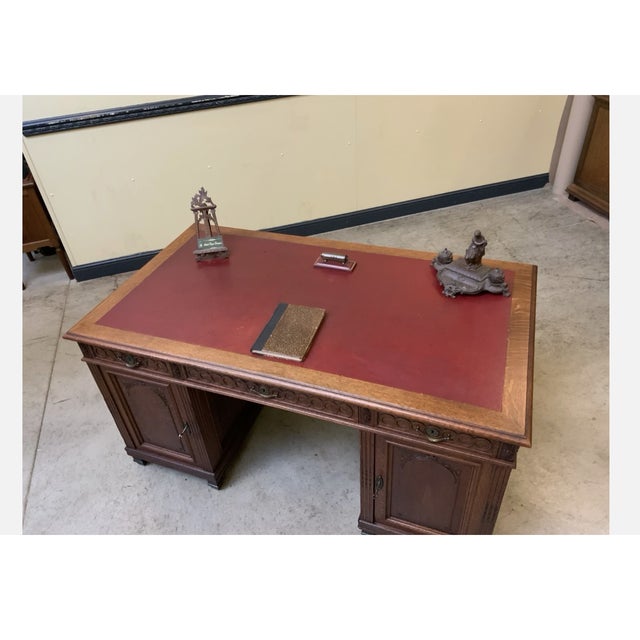 1910s Antique Art Nouveau Desk, 1910 For Sale - Image 5 of 13