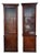 Late 19th and Early 20th C. Glazed Mahogany Library Cabinets - A Pair For Sale