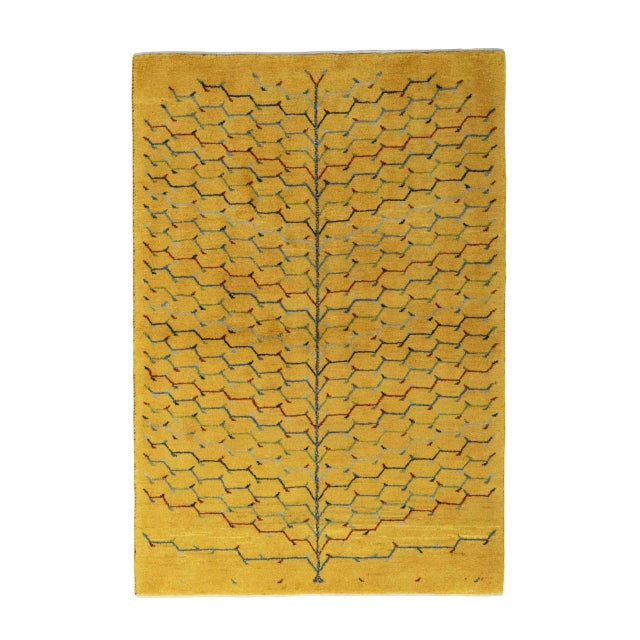 Hand-Knotted Gabbeh Loribaft Rug For Sale - Image 11 of 11