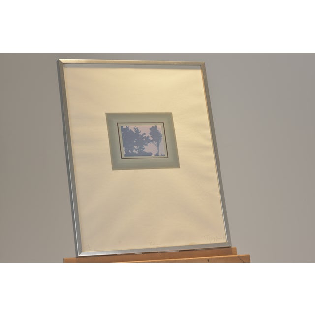 Nature, Signed Torquin '74, 12/25, Silkscreen Print, Framed Under Glass For Sale - Image 6 of 8