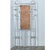 French Art Deco Aluminum Hall Tree with Mirror For Sale - Image 15 of 15