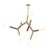Metal Regina Andrew Traveler Steel Chandelier, Natural Brass For Sale - Image 7 of 7