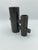 Vintage Double Cylinder Ceramic Japanese Ikebana Vase 7 1/4" Tall For Sale - Image 4 of 7