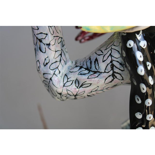 1950s Pantalone Carnival Ceramic Sculptue by Otelo Rosa for Sanpolo Venezia For Sale - Image 5 of 16