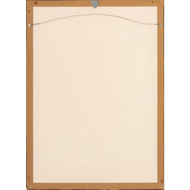 Mid 20th Century Chinese Portrait of a Woman Gouache on Silk For Sale - Image 5 of 5