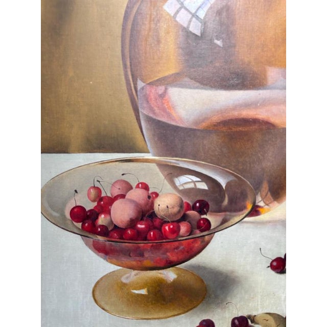 Ugo Celada Da Virgilio, Still Life with Bananas and Cherries, 1959, Oil For Sale - Image 4 of 10