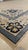 Vintage Chinese Carpet, Tan and Blue Carpet, Handmade Wool Rug For Sale - Image 11 of 18