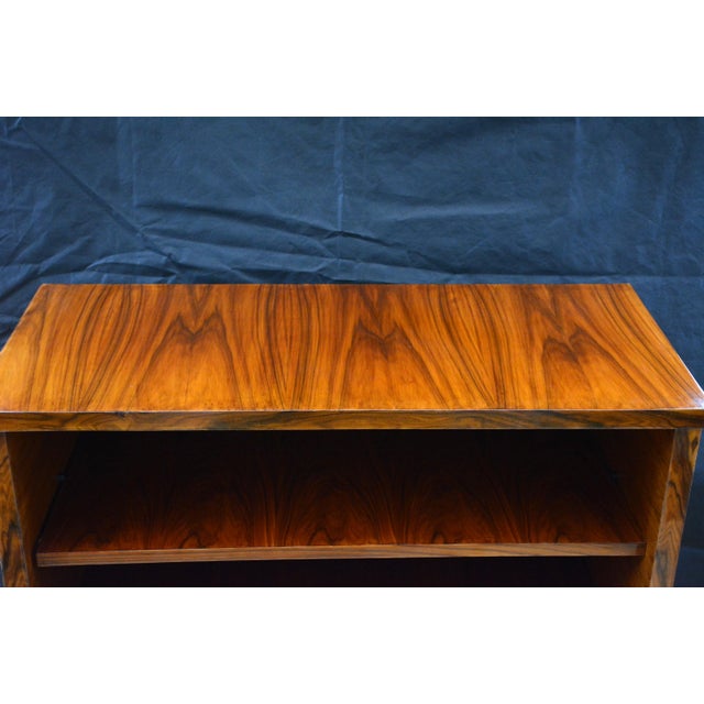 Art Deco Walnut Open Bookcases, 1930s, Set of 2 For Sale - Image 16 of 18