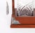 2000 - 2009 Late 20th Century English Silver-Plated 3-Bottle Tantalus, Set of 4 For Sale - Image 5 of 14