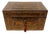 19th Century Victorian English Burl Walnut Tea Caddy With Tunbridge Ware Inlay For Sale