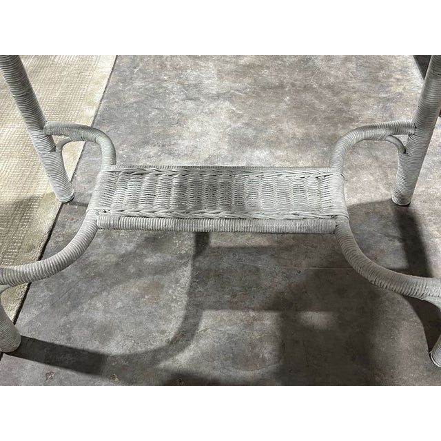 Antique Wicker Hall Table or Console For Sale - Image 11 of 12